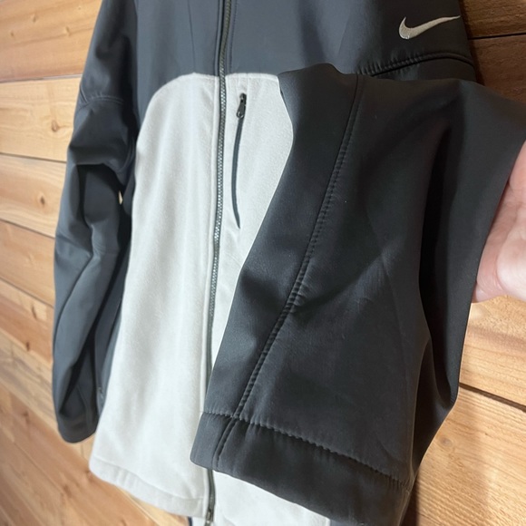 Nike Fleece & Soft Shell Jacket, Mens L, Grey / Blue - Picture 8 of 8